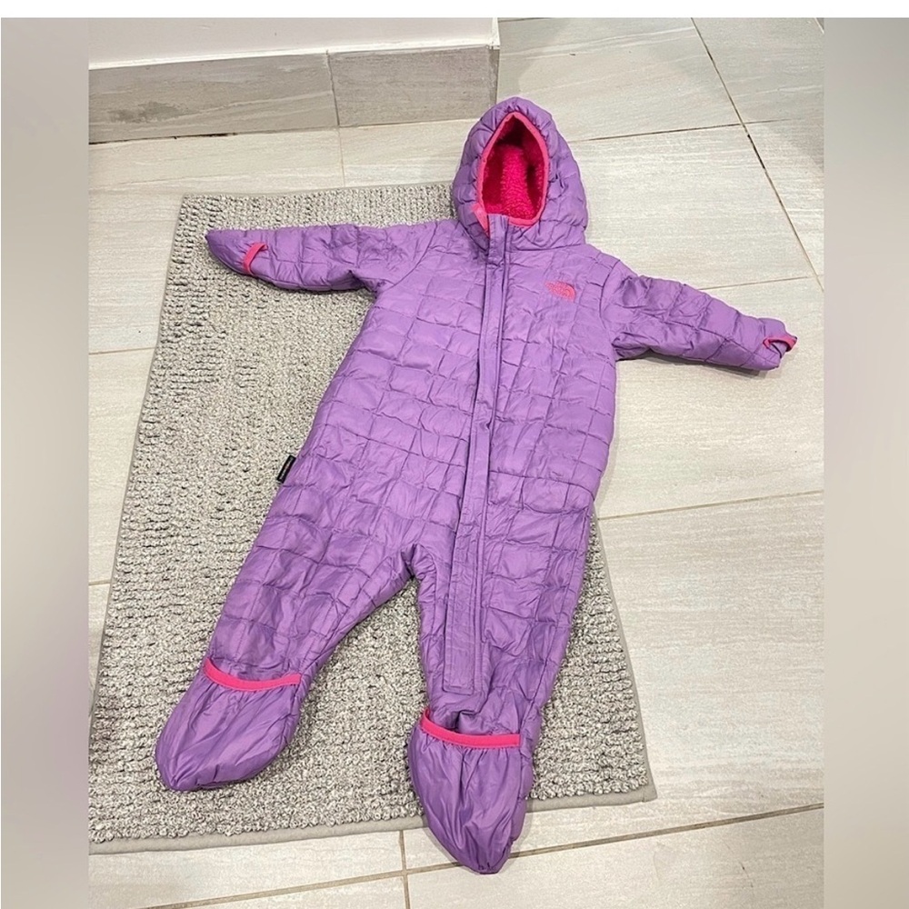 The North Face Kids ThermoBall Bunting (Infant) Bellflower Purple 12-18 Months